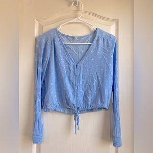 Sky and Sparrow long sleeve cropped tee - Women’s S